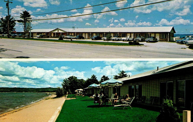 Pinestead Reef Resort (Reef Motel) - Old Postcard For Reef Motel (newer photo)